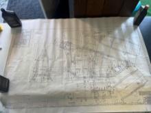 Reproduction Harley Davidson Blueprint