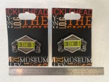 (2) Museum Harley Davidson Collection X Pins
