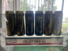 Empty Harley Davidson Commemorative Beer Cans