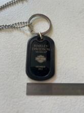 2012 Harley Davidson Museum Founding Members Dog Tags
