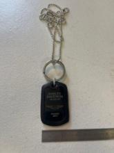 2013 Harley Davidson Museum Founding Members Dog Tags