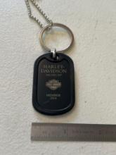 2014 Harley Davidson Museum Founding Members Dog Tags