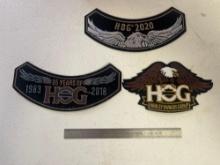 Harley Davidson HOG Patches