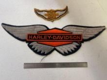 (2) Harley Davidson Patches