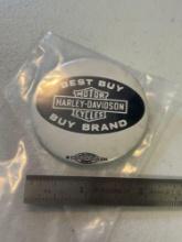 Vintage Harley Davidson Best Buy Buy Brand Button