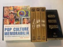 Starwars Episodes 1-3 Special Edition VHS Set & Pop Culture Memorabilia Book