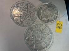 Assortment of Glass Serving Pieces