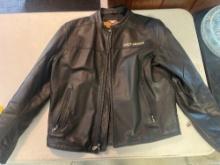 Harley Davidson 1 Men's Leather Coat - Size Large