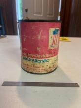1970's AMF Harley Davidson 1 Charcoal Silver Air Dry Acrylic Quart Can