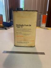1970's AMF Harley Davidson Type C Hydraulic Fork Oil Pint Can