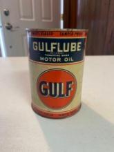 1970's Gulf Motor Oil Quart Can