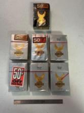 Assortment of Vintage Harley Davidson Cigarette Boxes