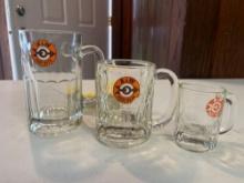 A&W Rootbeer Papa, Momma, & Baby Glass Mug Set