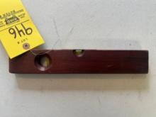 Vintage OT Level Co. Wooden Hand Level