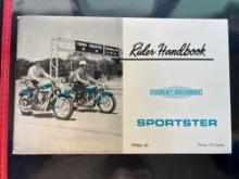 Harley Davidson 1965 Sportster Rider Handbook