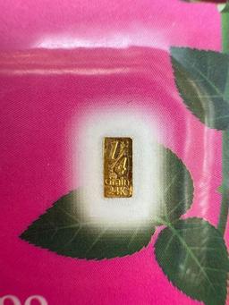 Benchmark .999 Gold 1/4 Grain Bars bid x 3