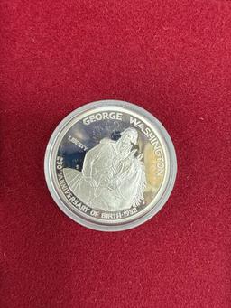 Washington Commemorative Silver Proof Half Dollars (3)