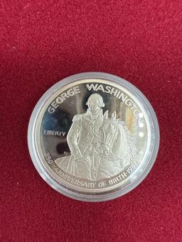 Washington Commemorative Silver Proof Half Dollars (3)