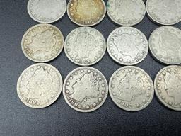 V Nickels Assorted Dates bid x 20
