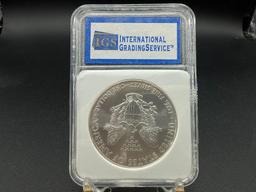 Graded 2013 American Eagle First Day Issue MS70