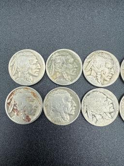 Buffalo Nickels Assorted Dates bid x 13