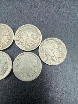 Buffalo Nickels Assorted Dates bid x 13