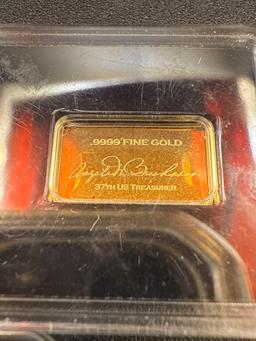 .999 Fine Gold Bars 0.3 grams each bid x 3