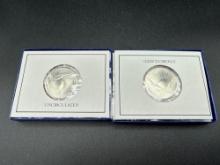 United States Staue of Liberty Commemorative Half Dollars (2)