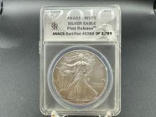 Graded 2010 American Eagle First Releases MS70