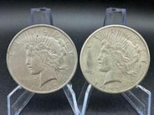 1923 & 1923s Peace Dollar bid x 2