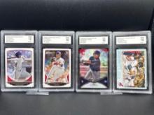 Graded GEM 10 Baseball Rookie Cards Cleveland Indians