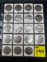 Eisenhower Dollars Assorted Dates bid x 19