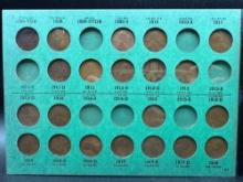 1909VDB Lincoln Head Cent, & Partial Lincoln Head Cent Book