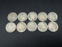 Buffalo Nickels Assorted Dates bid x 10