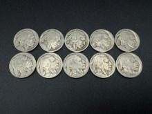 Buffalo Nickels Assorted Dates bid x 10