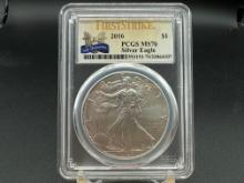 Graded 2016 American Eagle First Strike MS70
