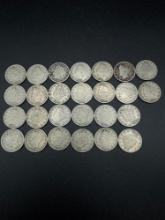 V Nickels Assorted Dates bid x 26
