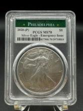 Graded 2020p American Eagle emergency Issue MS70