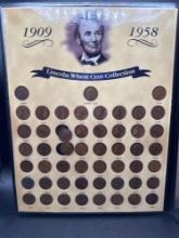 1909-1958 Lincoln Wheat Cent Collection with 1909 VDB