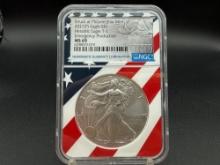 Graded 2021p American Silver Eagle Heraldic Eagle Emergency Production MS69