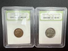 1950s Lincoln Head Cent, 1936 Buffalo Nickel