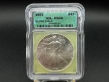 Graded 1993 American Eagle MS69