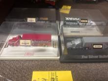 4 Matchbox die cast collectible semi's