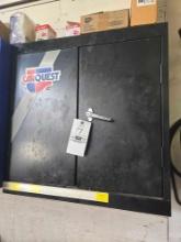Two door part cabinet. 30"x30". contents not included