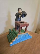 Cast Iron Magician Bank