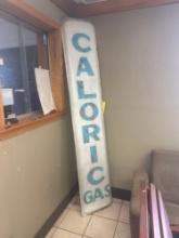 90" tall "CALORIC GAS" sign.