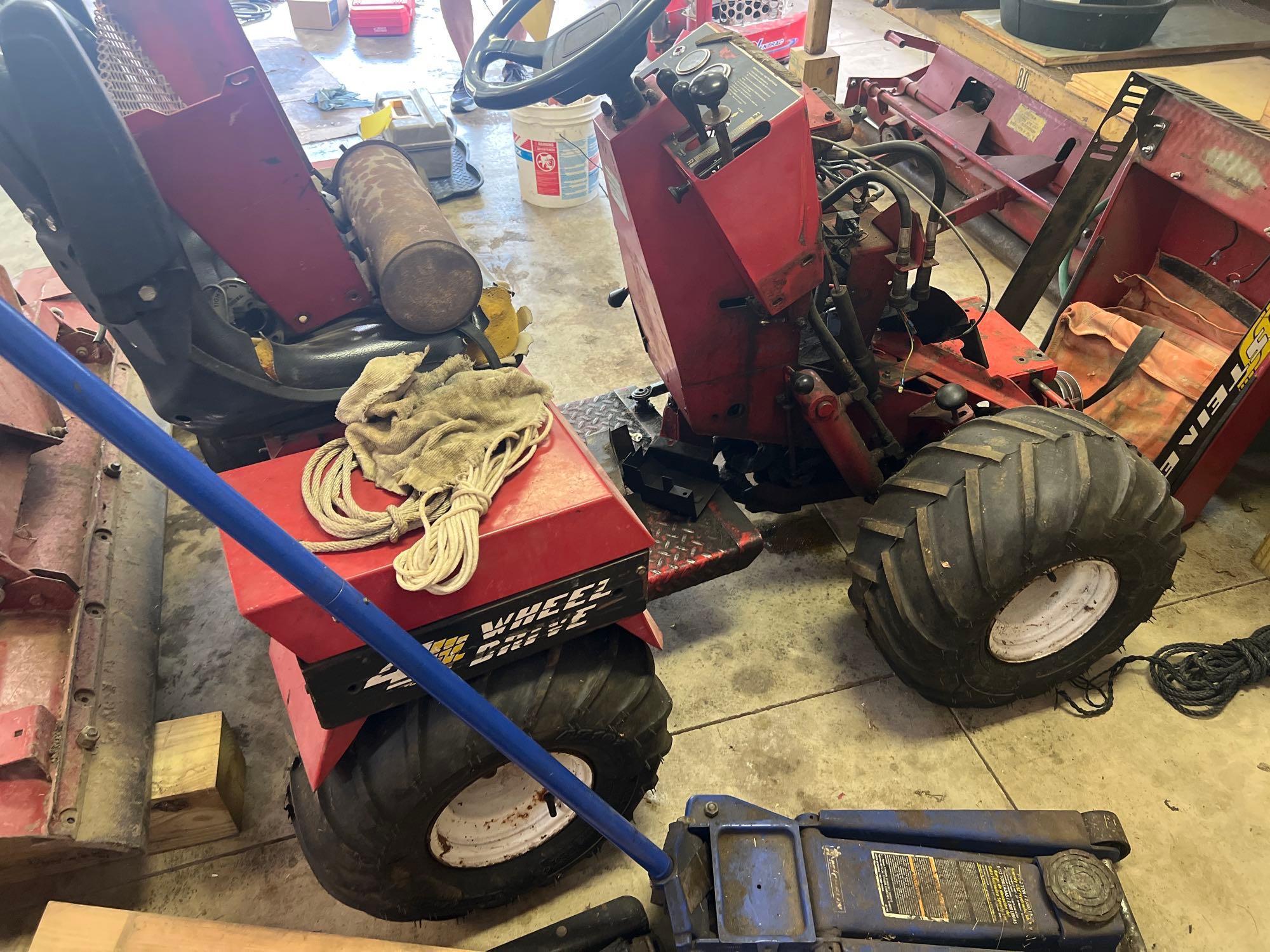 Steiner Parts Tractor with Mowing Deck Not Running