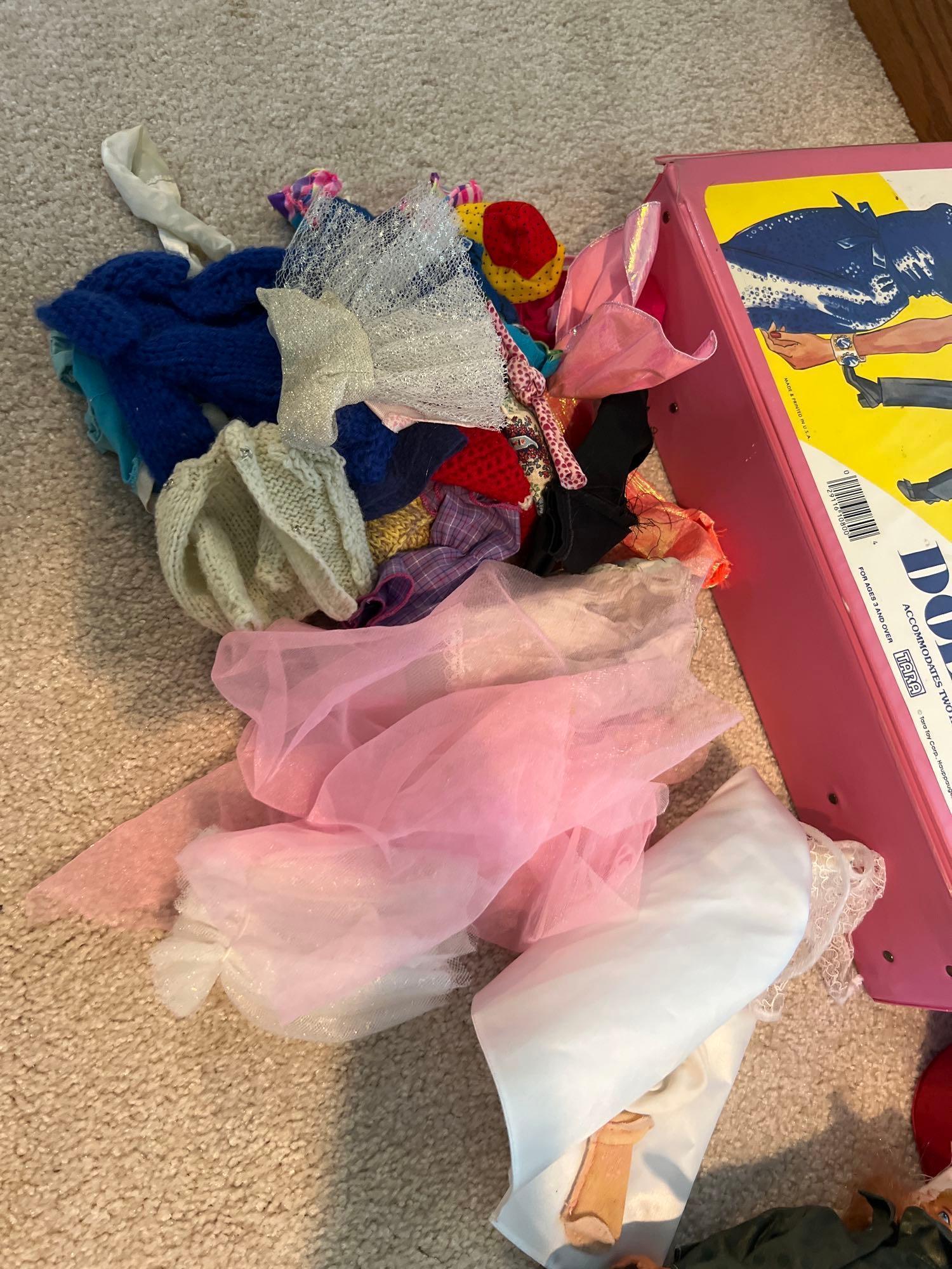 Vintage Barbies with Accessories and Cases