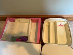 Vintage Barbies with Accessories and Cases