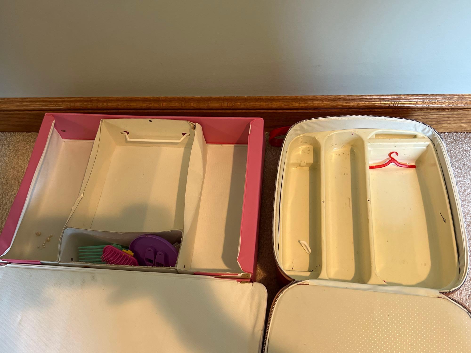 Vintage Barbies with Accessories and Cases